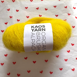 Studio Sale - Kaos Yarn Organic Brushed Alpaca - 2 balls minus a little