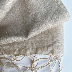 Handwoven Tussar Silk Scarf for dyeing