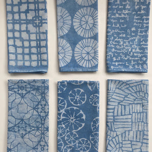 Indigo Dyeing and Clay Resist